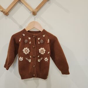 Shirley Bredal knit Flora cardigan baby toddler 1-2yr